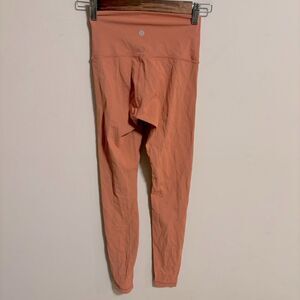 Lululemon Wunder Under High-Rise Tight 28" Full-On Luxtreme Rustic Coral- Size 2